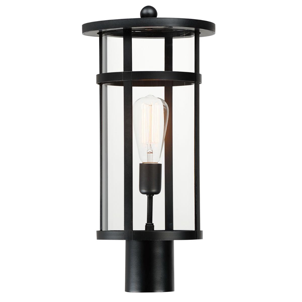 Clyde Vivex 19 in. Lantern Head Black Finish - Bees Lighting