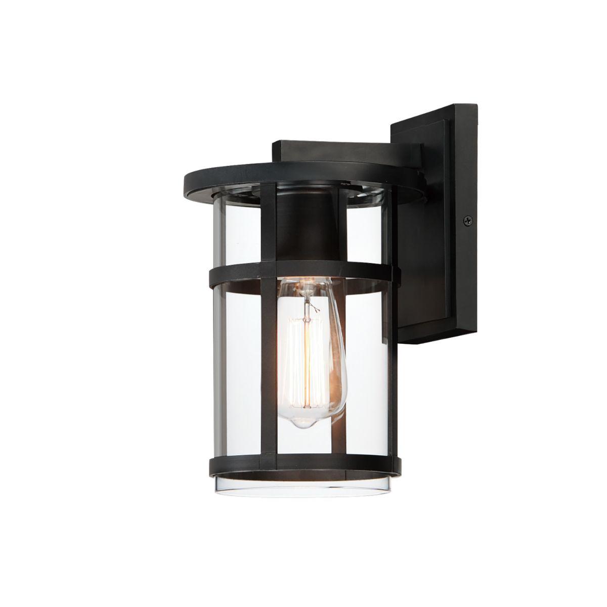 Clyde Vivex 11 in. Outdoor Wall Sconce Black Finish - Bees Lighting