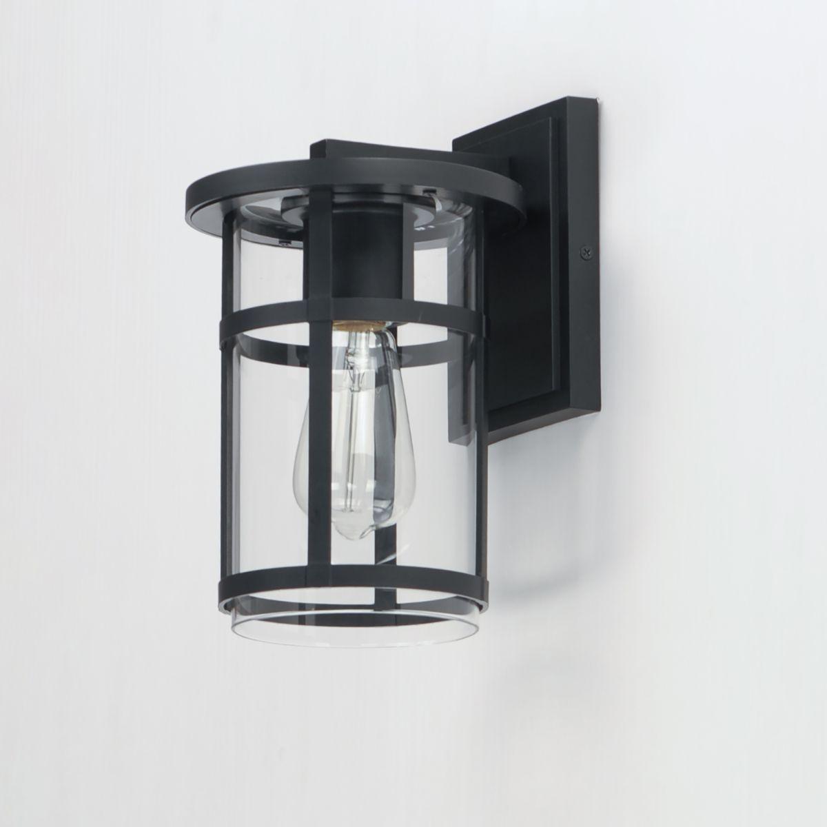 Clyde Vivex 11 in. Outdoor Wall Sconce Black Finish - Bees Lighting