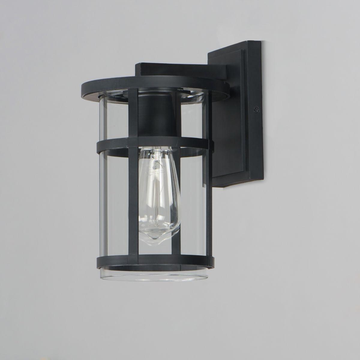 Clyde Vivex 11 in. Outdoor Wall Sconce Black Finish - Bees Lighting