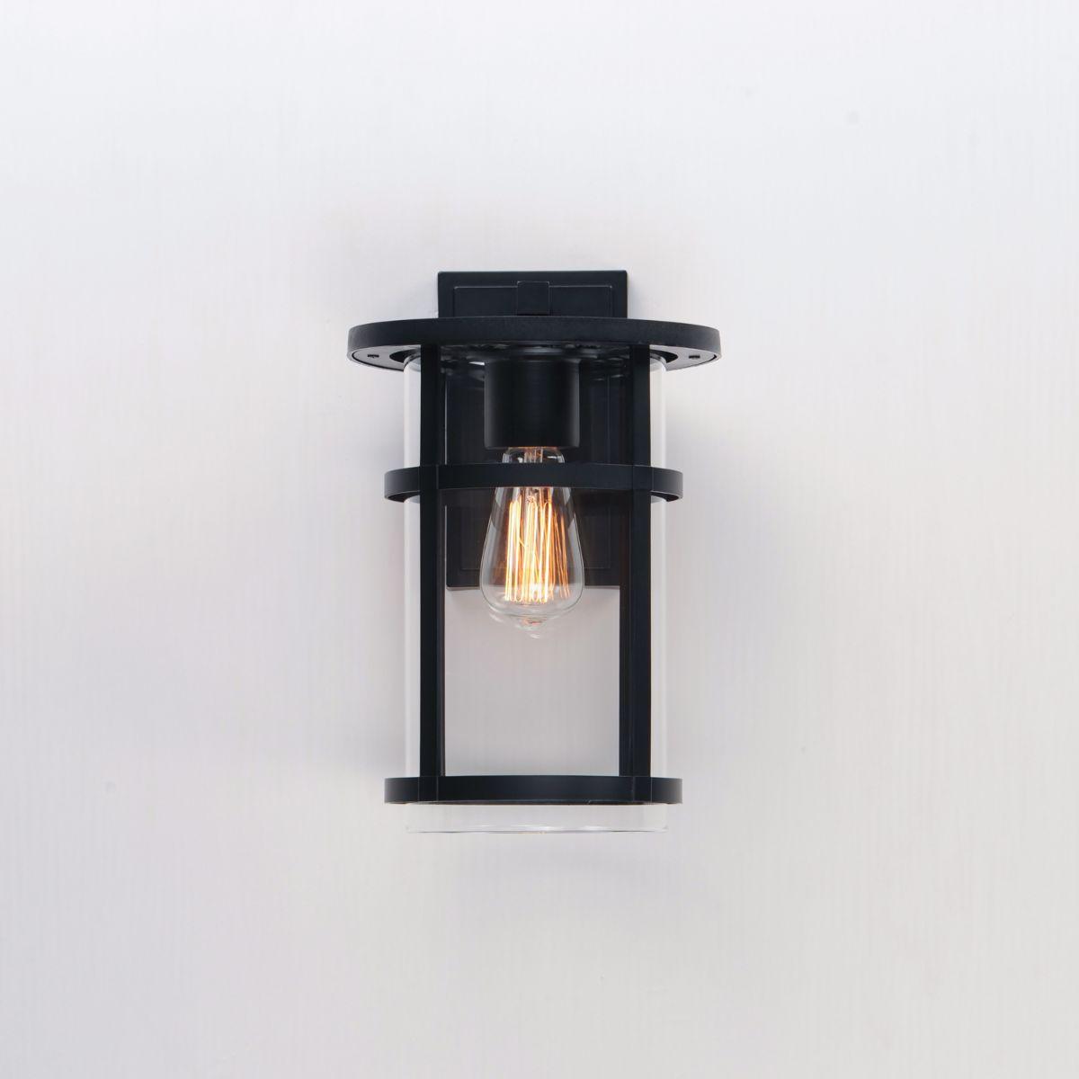 Clyde Vivex 14 in. Outdoor Wall Sconce Black Finish - Bees Lighting