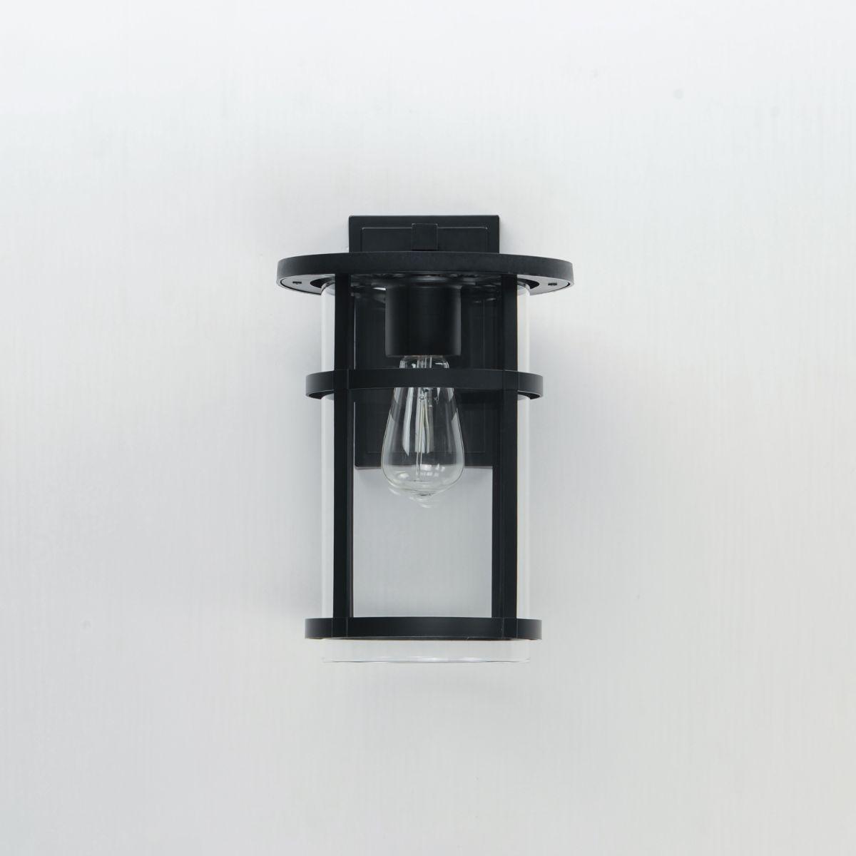 Clyde Vivex 14 in. Outdoor Wall Sconce Black Finish - Bees Lighting