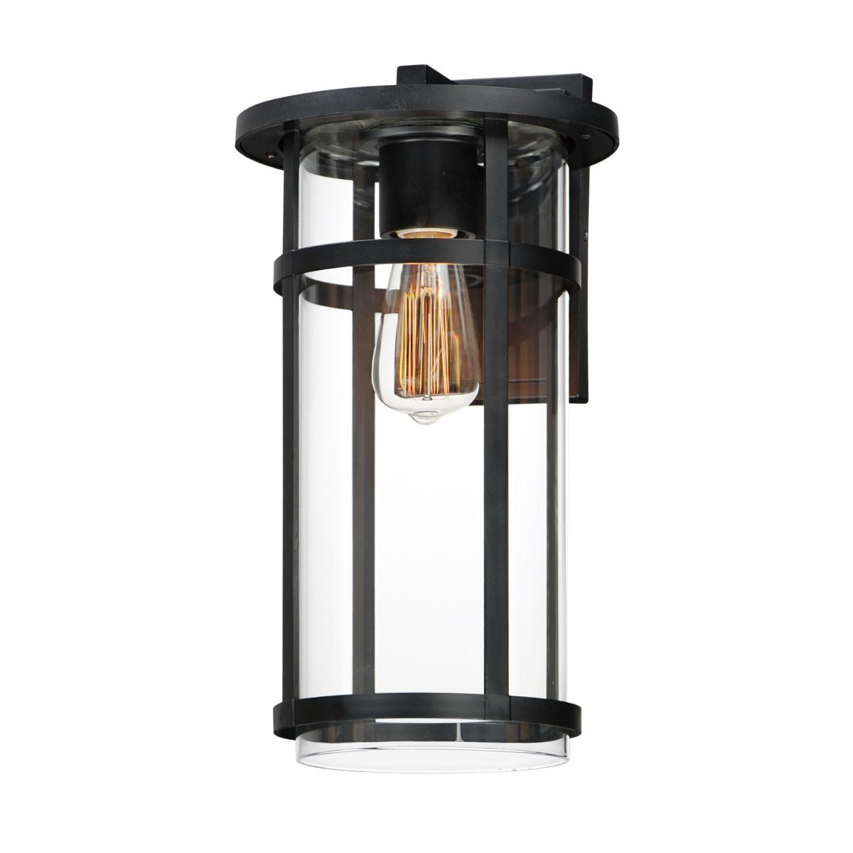 Clyde Vivex 17 in. Outdoor Wall Sconce Black Finish - Bees Lighting