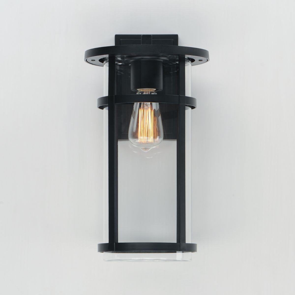 Clyde Vivex 17 in. Outdoor Wall Sconce Black Finish - Bees Lighting