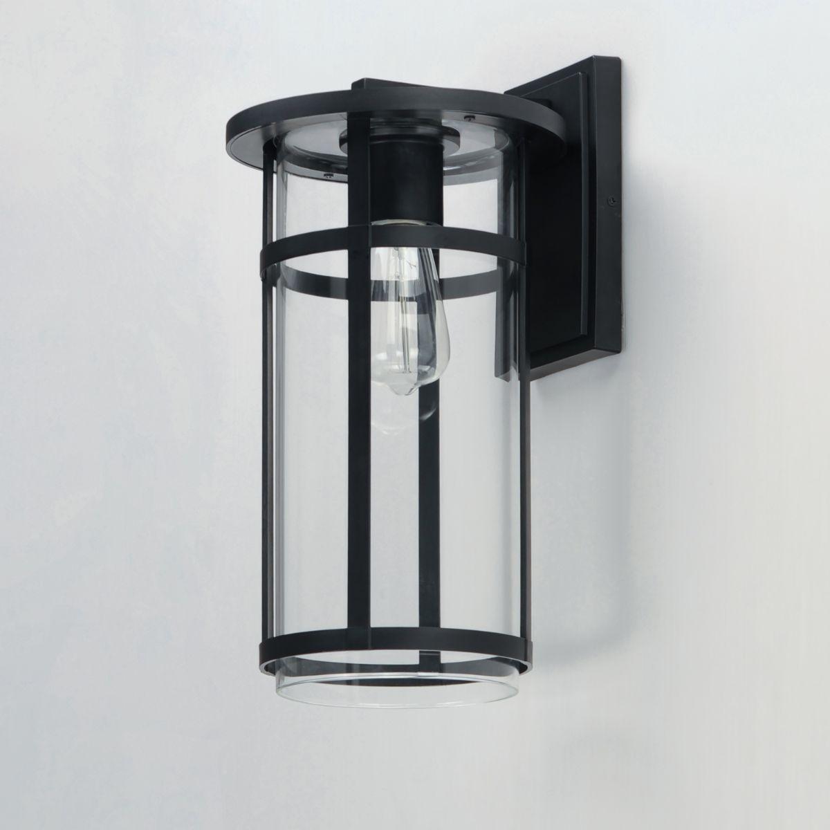 Clyde Vivex 17 in. Outdoor Wall Sconce Black Finish - Bees Lighting