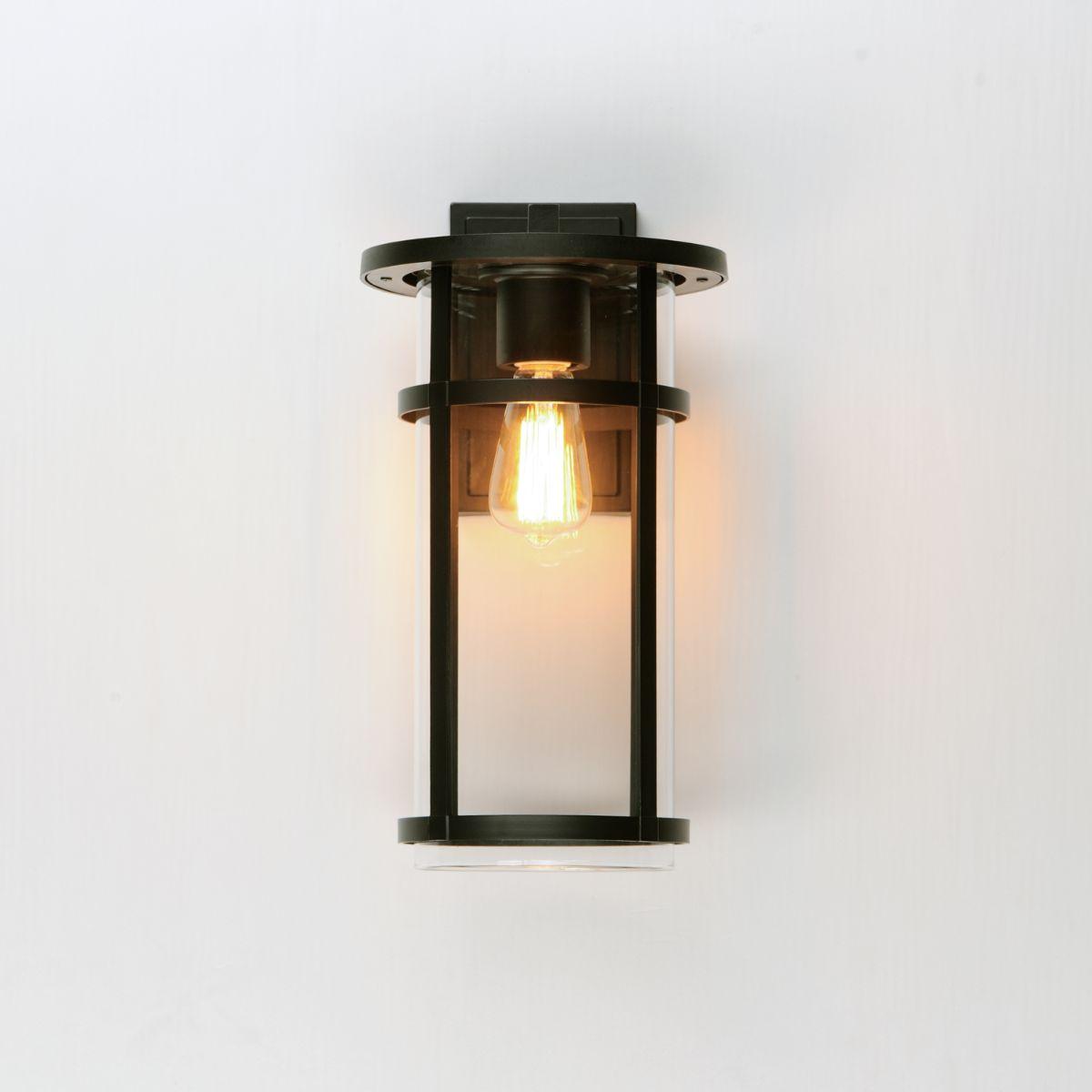 Clyde Vivex 17 in. Outdoor Wall Sconce Black Finish - Bees Lighting