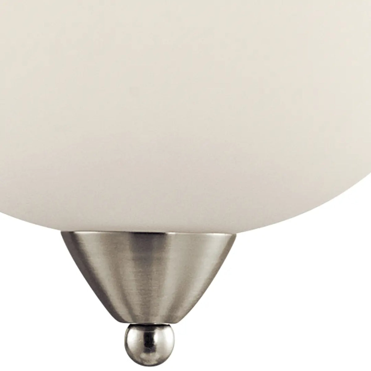 Nicholson 22" 1-Light Pendant Light with Clear Satin Etched Glass, Brushed Nickel Finish - Bees Lighting