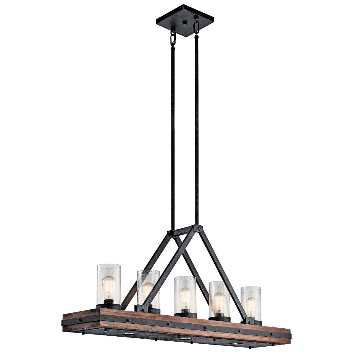 Kichler Lighting 43491aub Colerne 47 In 5 Light Linear Chandelier