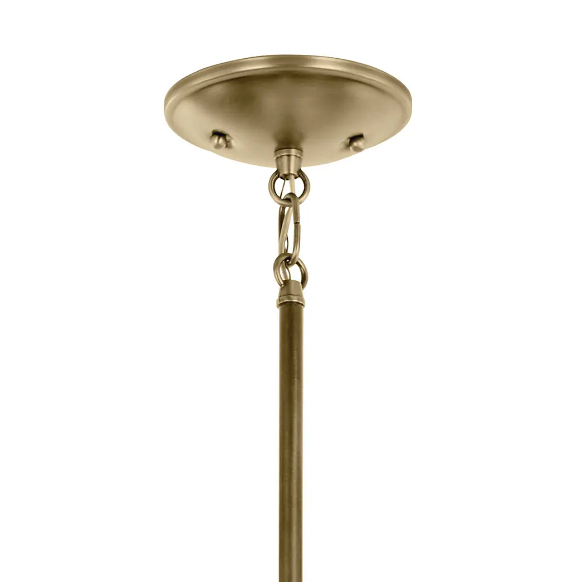 Shailene 18" 3-Light Mini Chandelier with Clear Glass, Natural Brass Finish