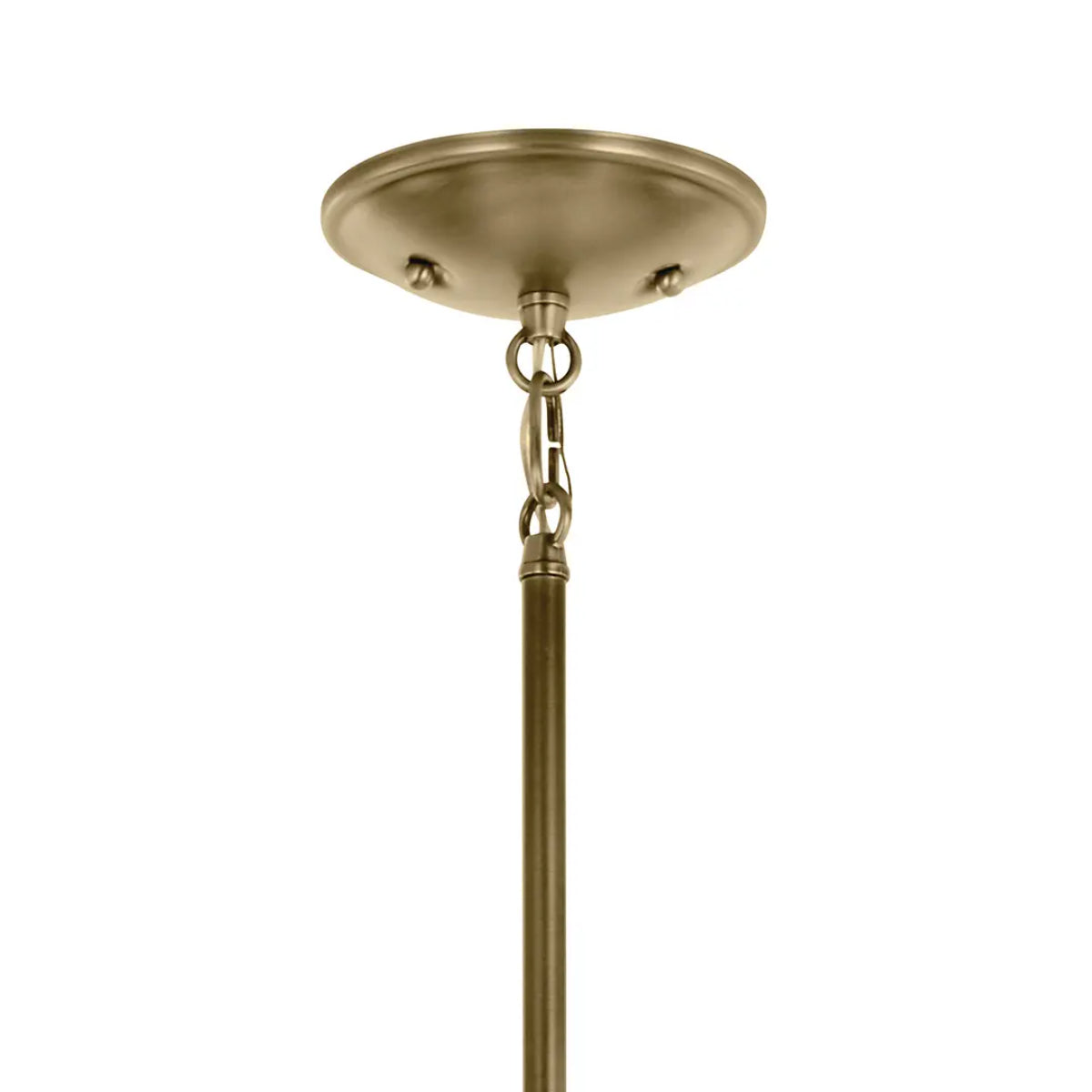 Shailene 24" 5-Light Chandelier with Clear Glass, Natural Brass Finish