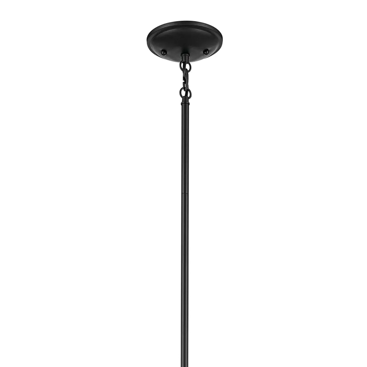 Shailene 27" 9-Light Chandelier with Clear Glass, Black Finish - Bees Lighting