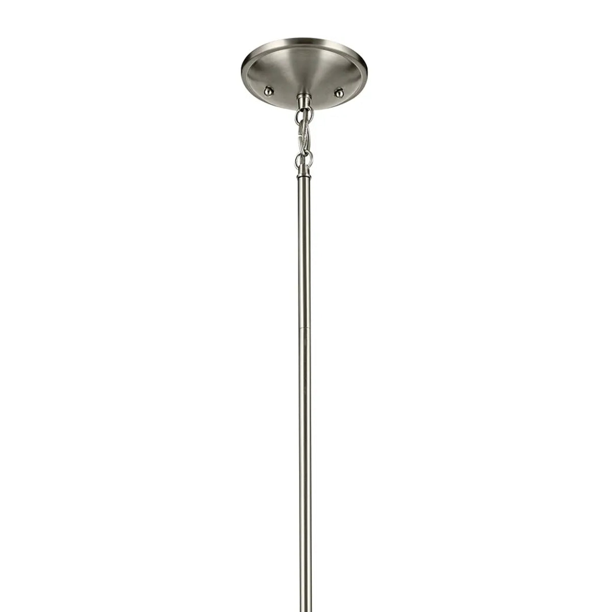 Shailene 27" 9-Light Chandelier with Clear Glass, Brushed Nickel Finish - Bees Lighting