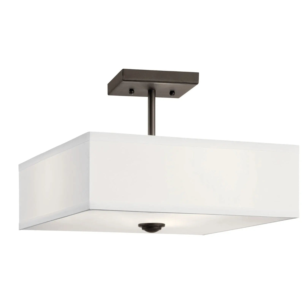 Shailene 14" 3-Light Semi-Flush Mount, Olde Bronze Finish - Bees Lighting