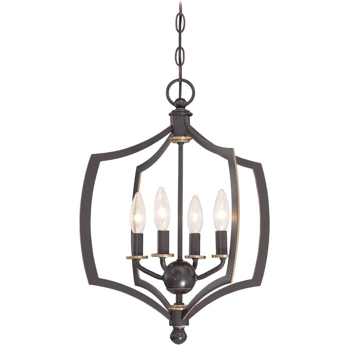 Middletown 16 in. 4 Lights Chandelier Bronze finish - Bees Lighting