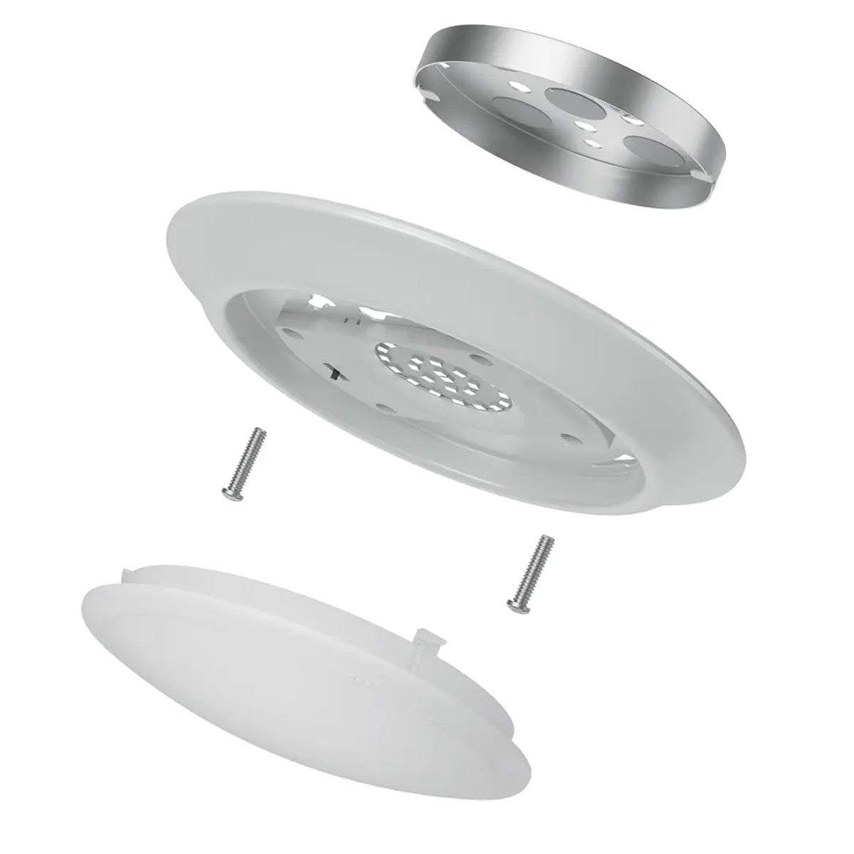 Gen Select 7" LED Flush Mount Light, White Finish