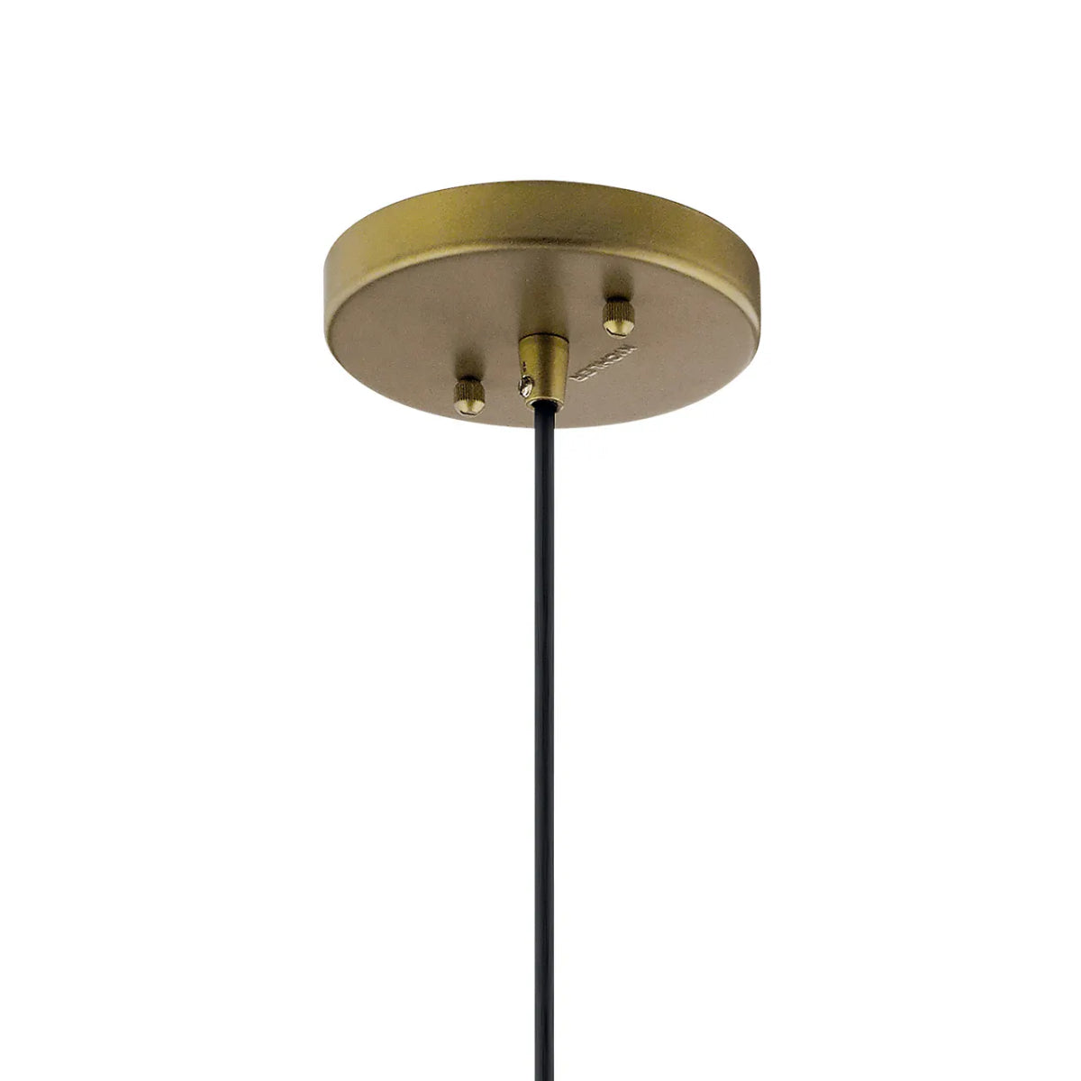 Avery 11" 1-Light Pendant Light with Clear Seeded Glass, Natural Brass Finish - Bees Lighting