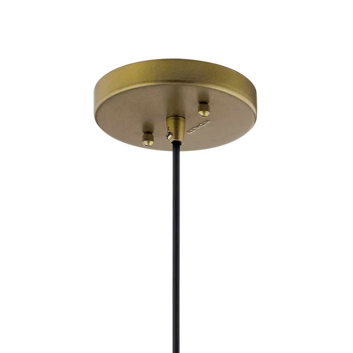 Avery 10" 1-Light Mini Pendant Light with Clear Seeded Glass, Natural Brass Finish