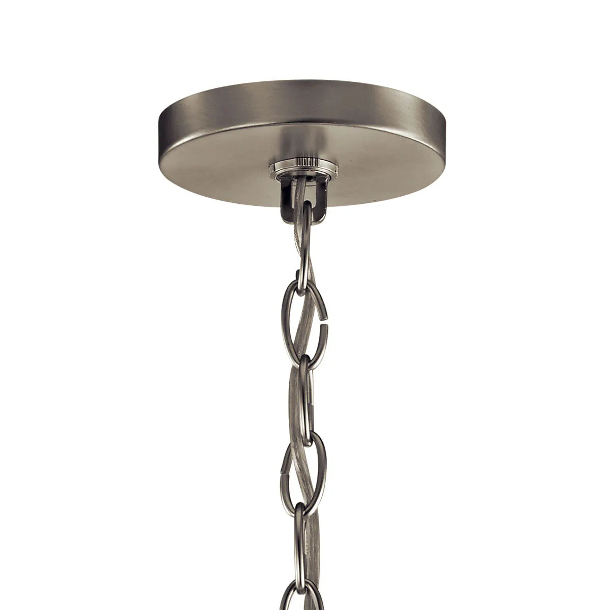 Crosby 26" 5-Light Chandelier 1-Tier with Clear Glass, Brushed nickel Finish - Bees Lighting