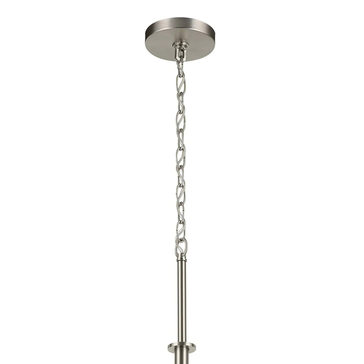 Crosby 33" 9-Light Chandelier Multi-Tier with Clear Glass, Brushed nickel Finish - Bees Lighting