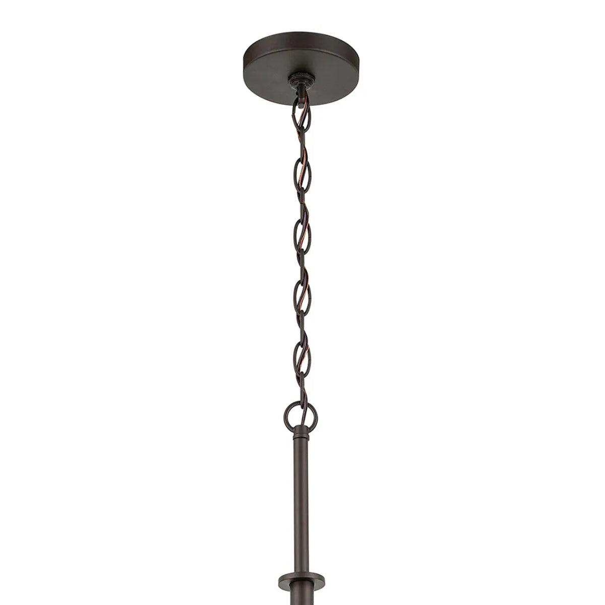 Crosby 33" 9-Light Chandelier Multi-Tier with Clear Glass, Olde bronze Finish - Bees Lighting