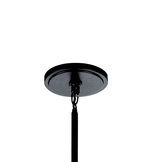 Moyra 36 in. 8 Lights Chandelier Black finish - Bees Lighting