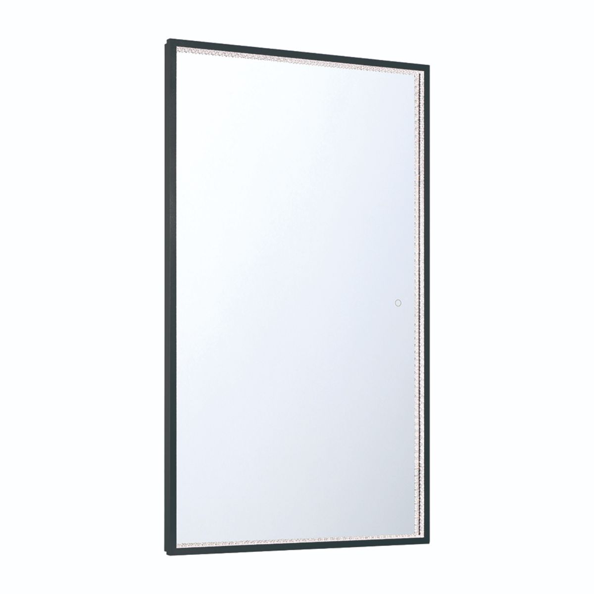 Cerissa 54 In. X 32 In. LED Wall Mirror Selectable CCT Black Finish - Bees Lighting