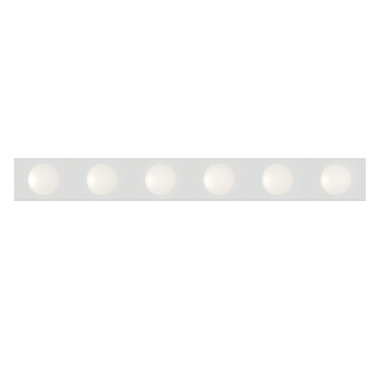 Essentials 445x 36 in. 6 Lights Bath Bar Polished Chrome Finish - Bees Lighting