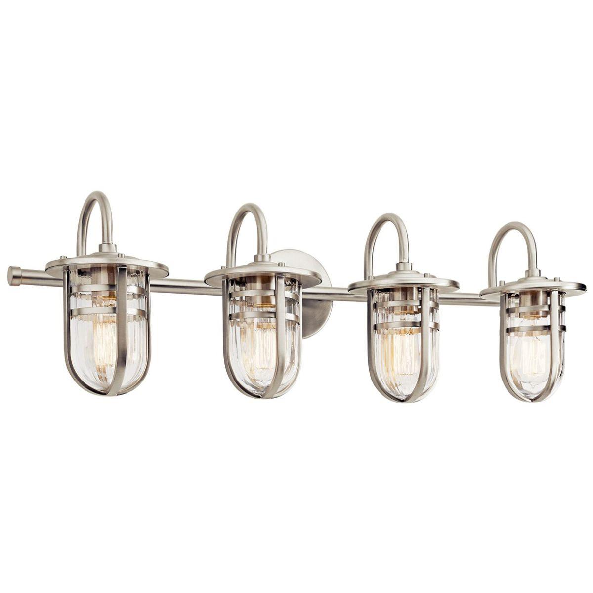 Caparros 32 in 4 Lights Vanity Light Nickel finish - Bees Lighting