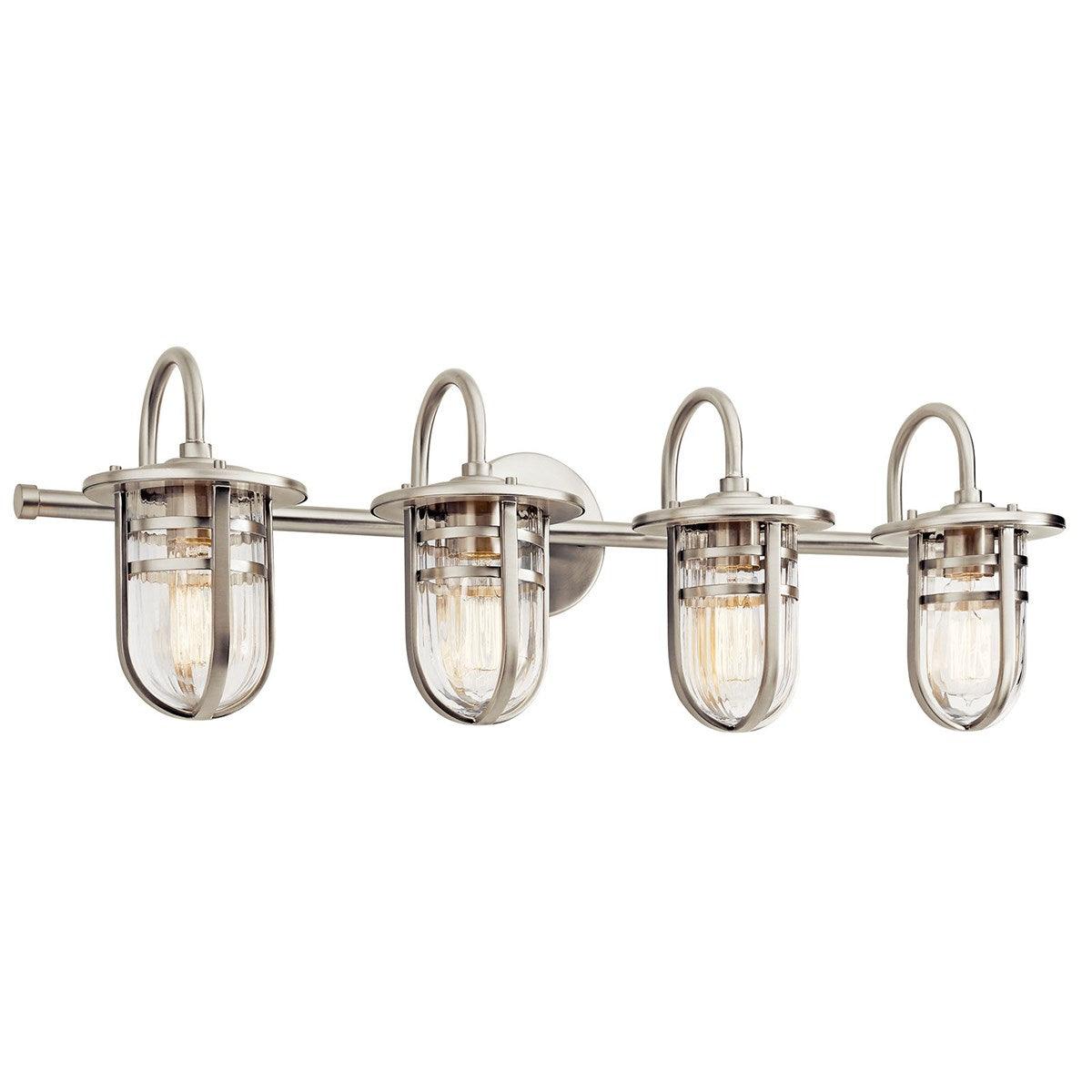 Caparros 32 in 4 Lights Vanity Light Nickel finish - Bees Lighting