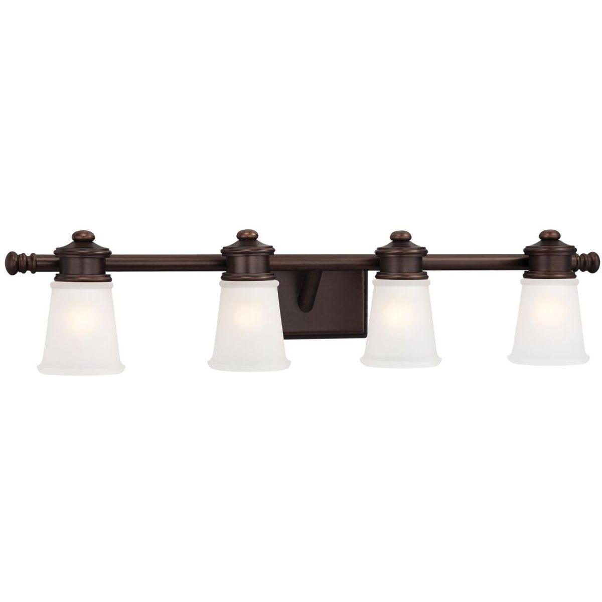 32 in. 4 Lights Vanity Light Dark Bronze finish - Bees Lighting