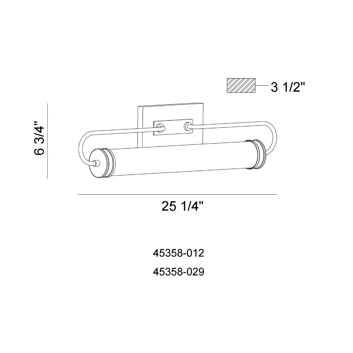 Tellie 25 in. LED Bath Bar Chrome Finish