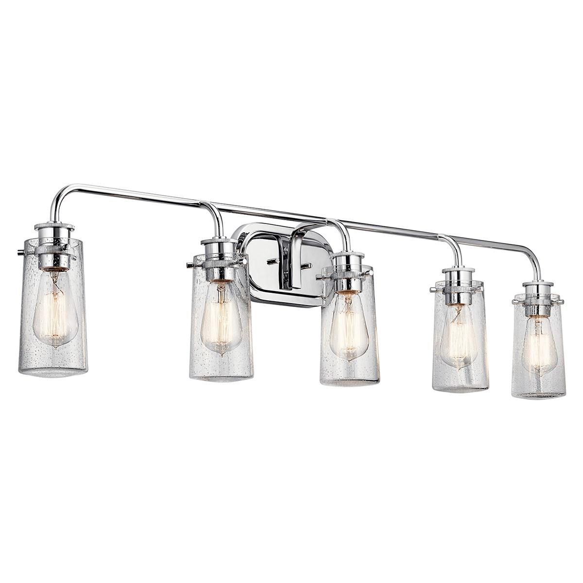 Braelyn 44 in 5 Lights Vanity Light Chrome finish