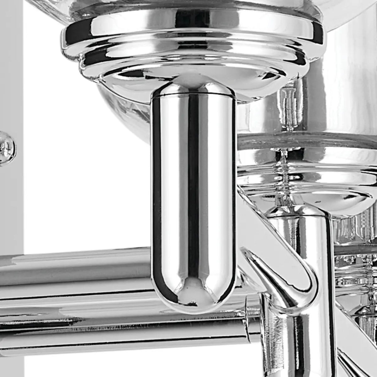 Shailene 21" 3-Light Bathroom Vanity Light with Clear Glass, Chrome Finish