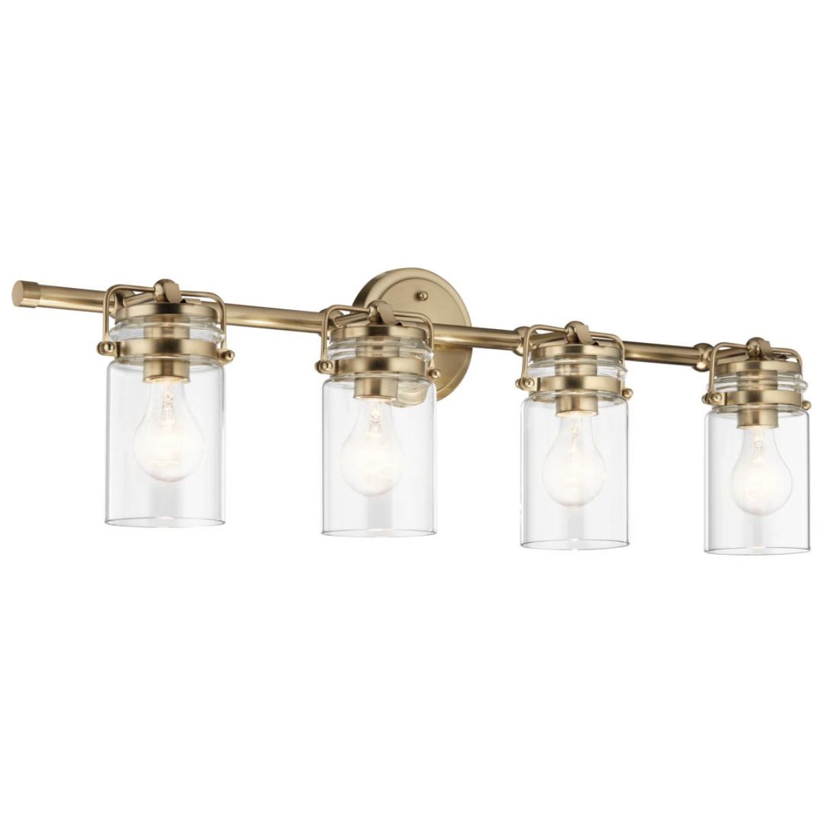 Brinley 33 in. 4 Lights Vanity Light Champagne Bronze finish