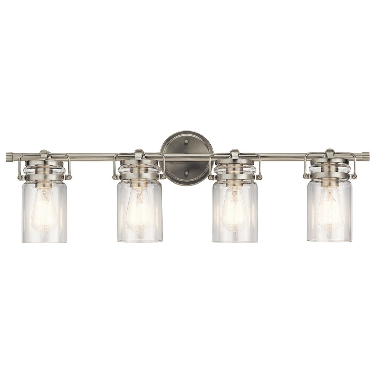 Brinley 32 in 4 Lights Vanity Light Nickel finish