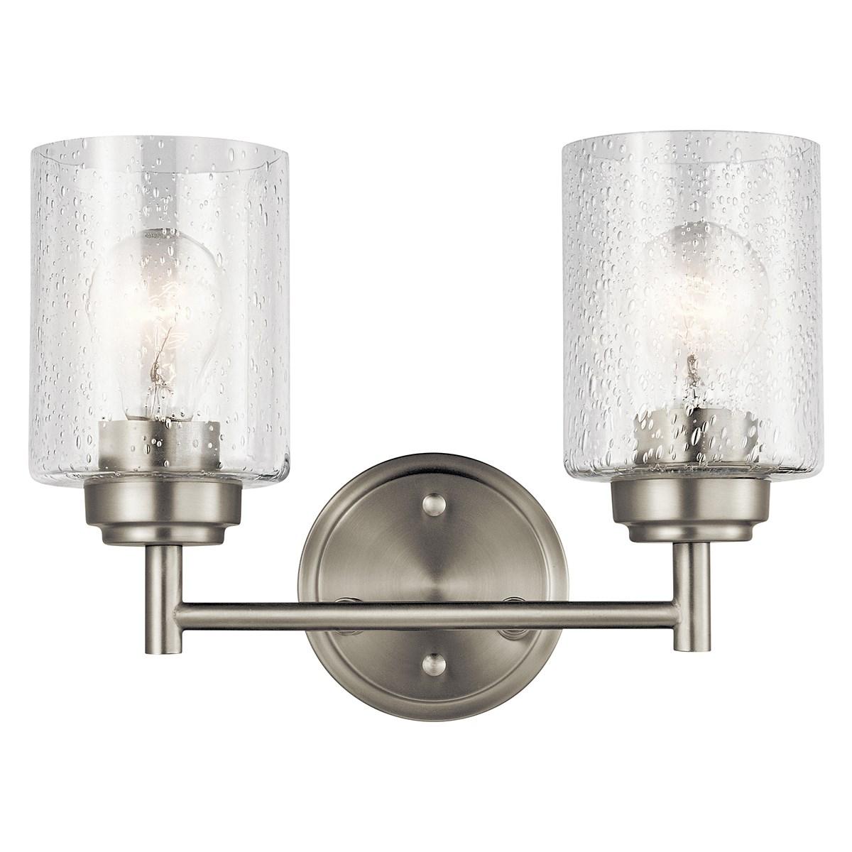 Winslow 13 in 2 Lights Vanity Light Nickel finish - Bees Lighting