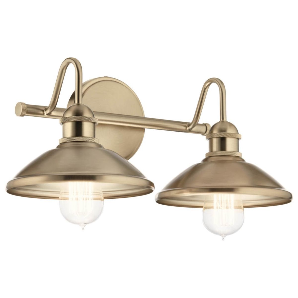 Clyde 17 in. 2 Lights Vanity Light Bronze finish