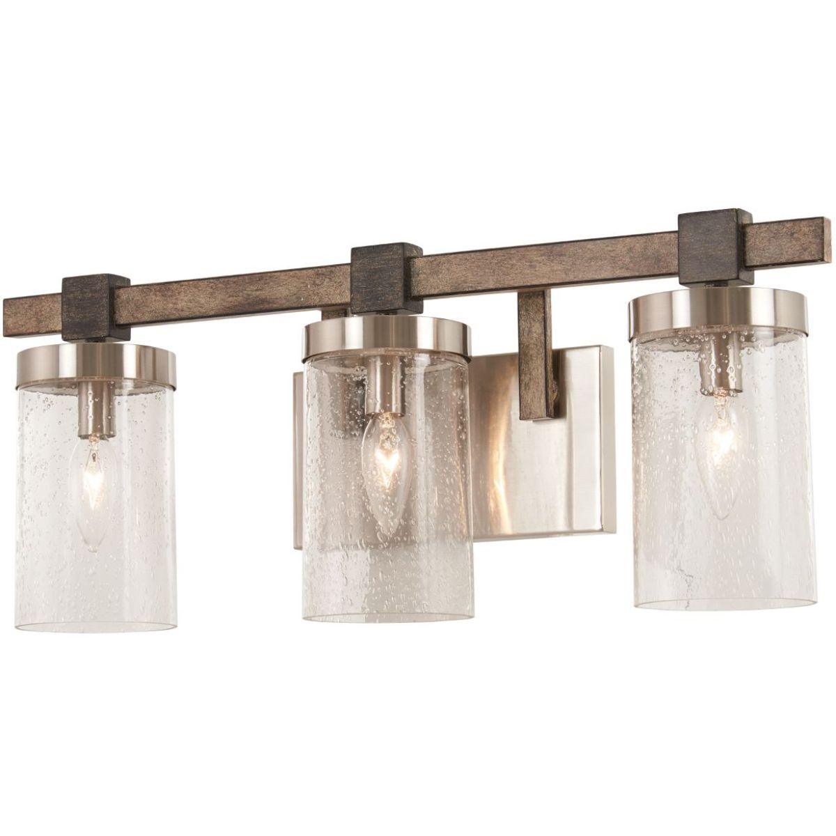 Bridlewood 23 in. 3 Lights Vanity Light Brushed Nickel finish - Bees Lighting