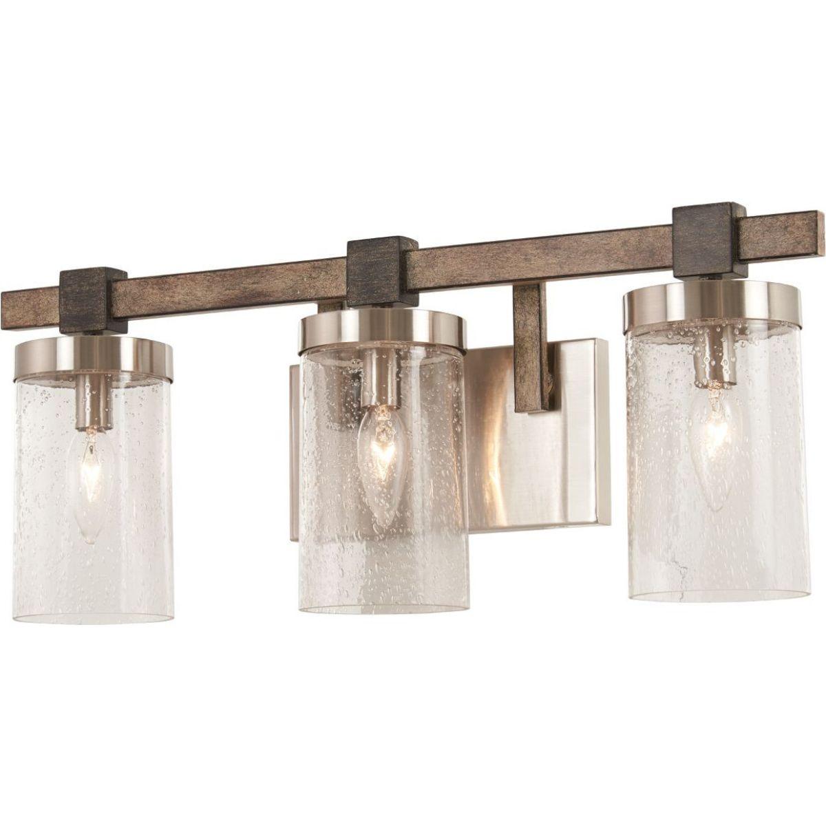 Bridlewood 23 in. 3 Lights Vanity Light Brushed Nickel finish - Bees Lighting