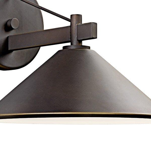 Ripley 12 In. Outdoor Barn Light Old Bronze Finish - Bees Lighting