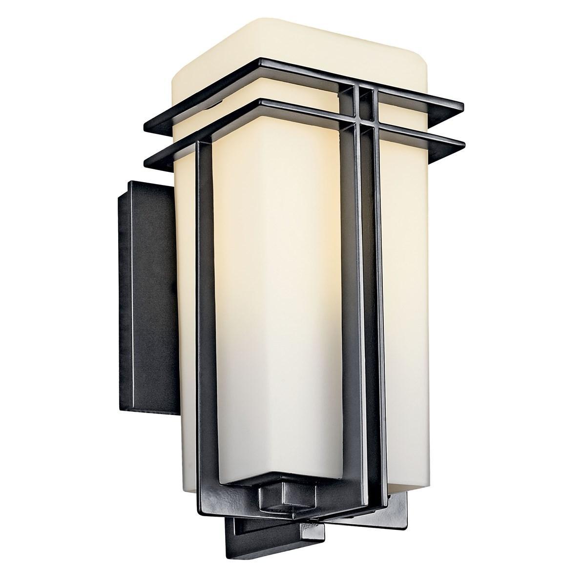 Tremillo 12 in. Outdoor Wall Sconce Black Finish - Bees Lighting