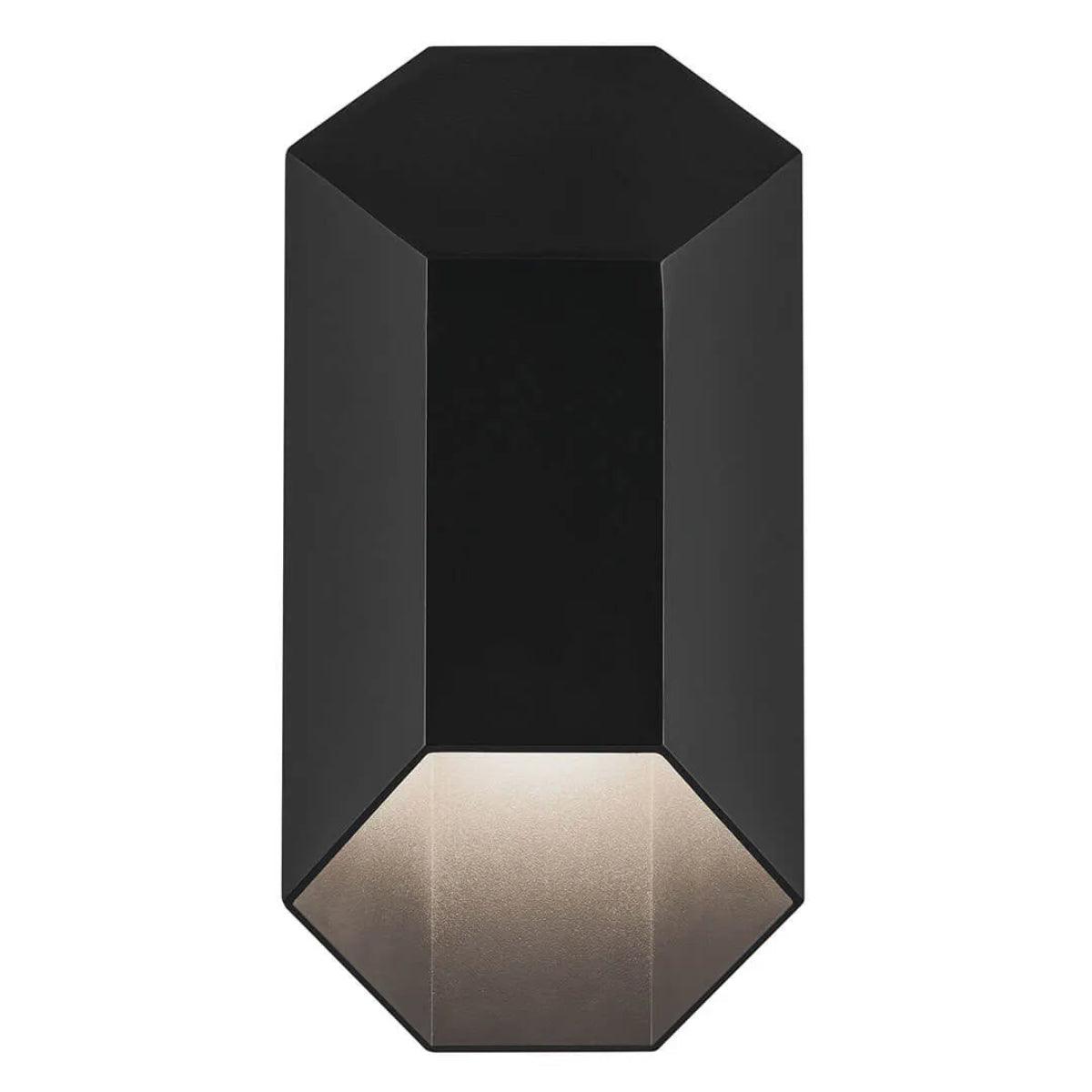 Estella 12 In 1-Light LED Outdoor Wall Light Dark Sky Compliant, Black Finish - Bees Lighting