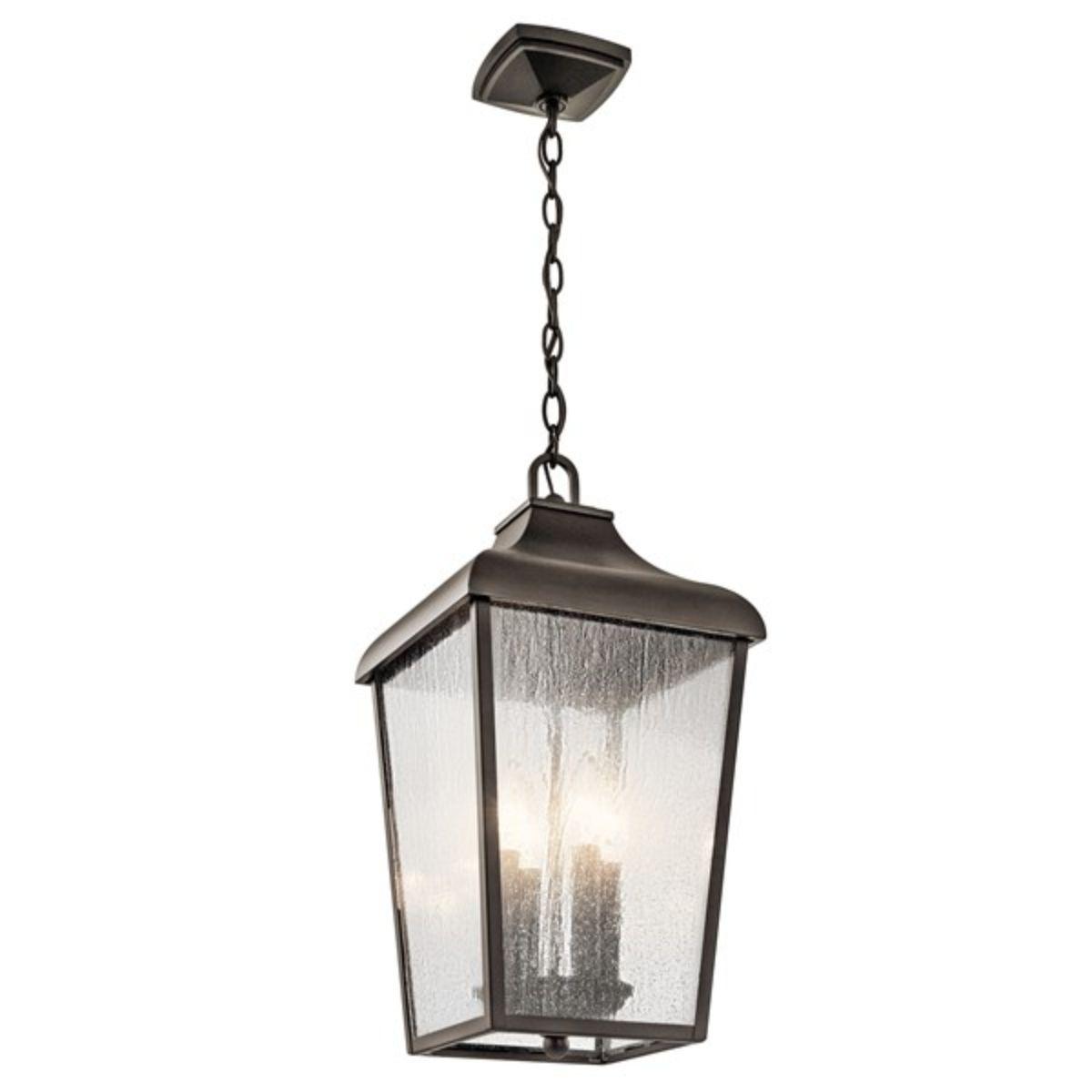 Forestdale 20 in. Outdoor Hanging Lanterns Bronze Finish - Bees Lighting