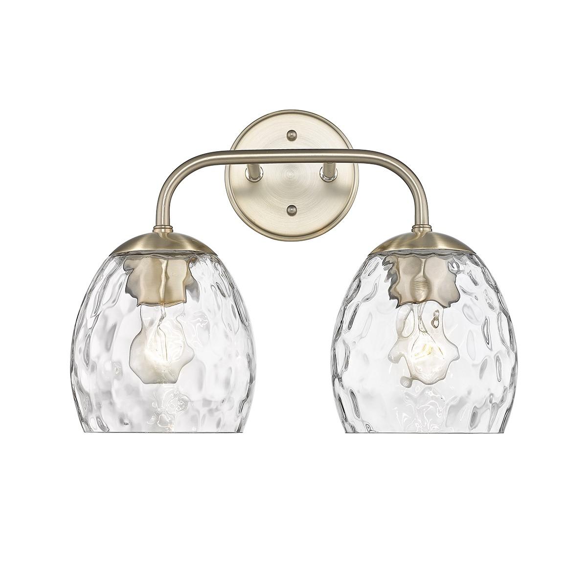 Gallos 15 in. 2 Lights Vanity Light Gold Finish - Bees Lighting