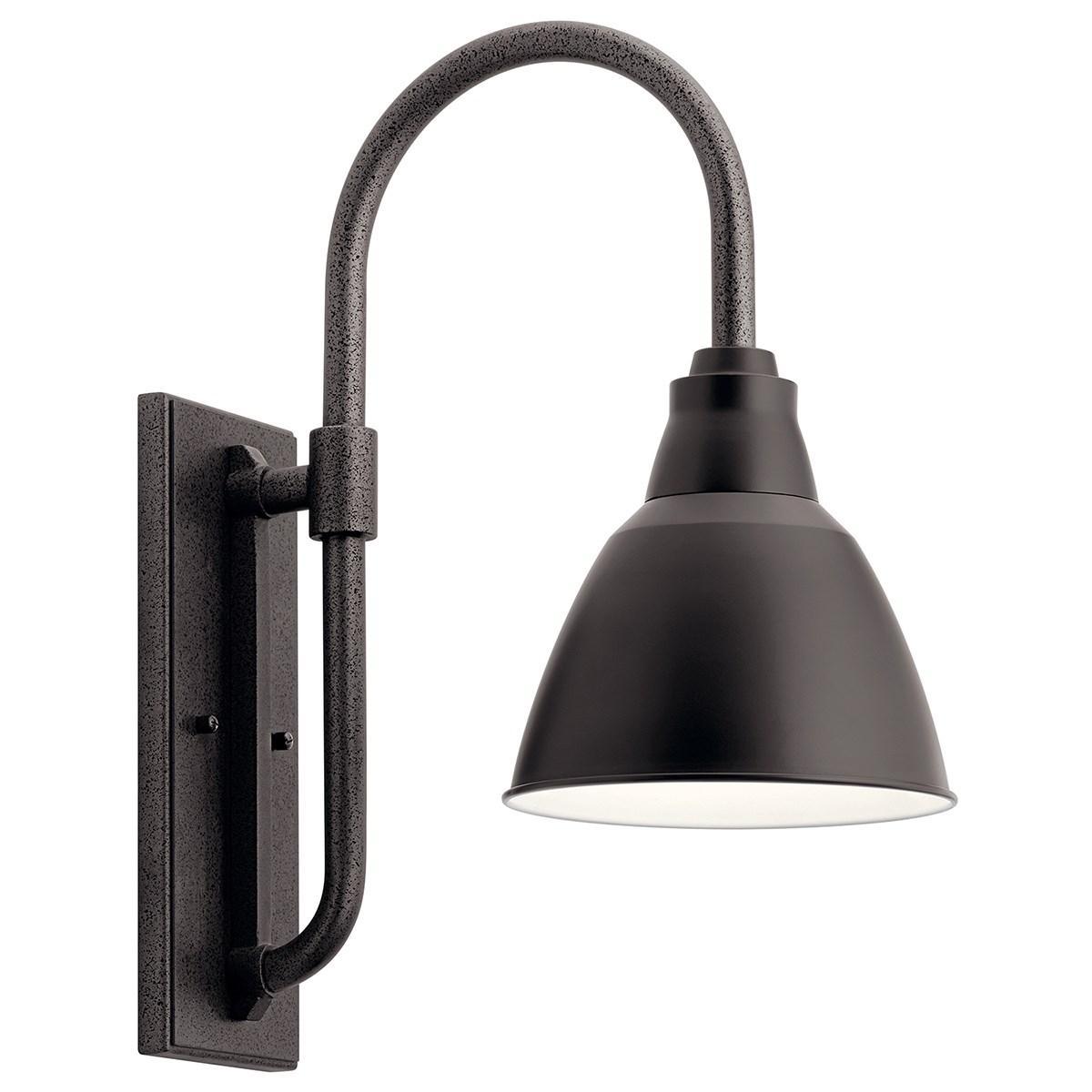 Pellinord 8 in. Outdoor Wall Light Black Finish - Bees Lighting