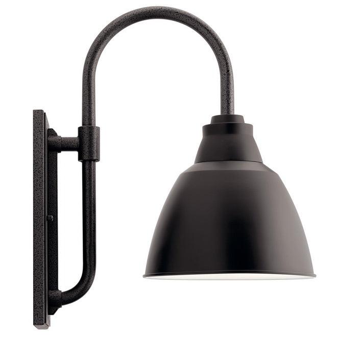 Pellinord 10 in. Outdoor Wall Light Black Finish - Bees Lighting