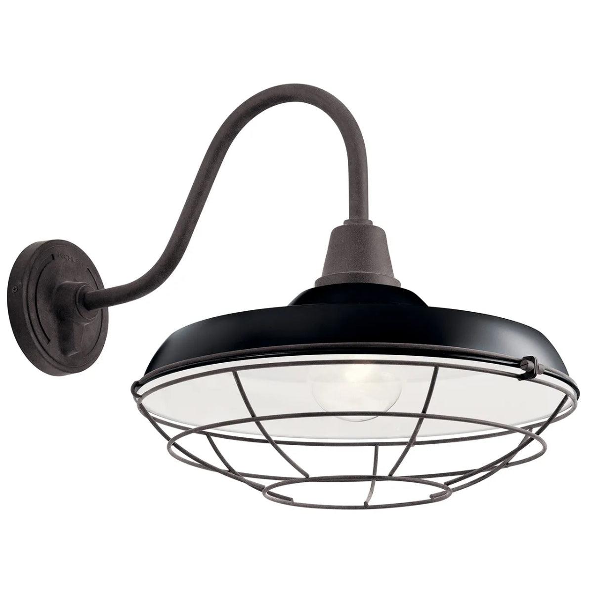 Pier 16 In 1-Light Outdoor Wall Light, Black Finish - Bees Lighting