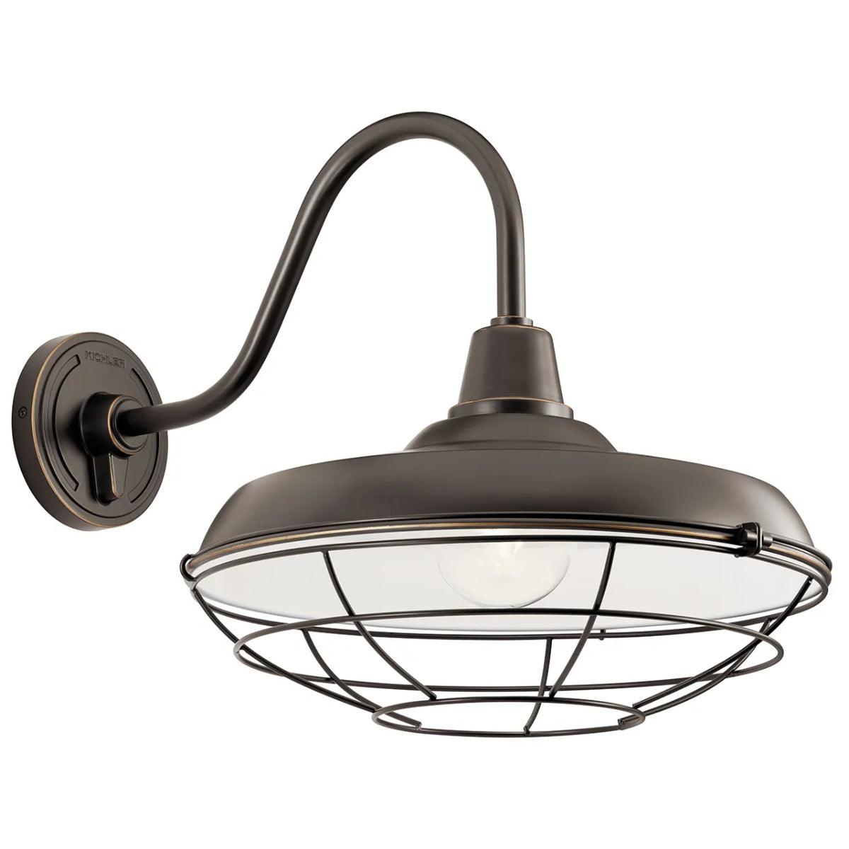 Pier 16 In 1-Light Outdoor Wall Light, Bronze Finish - Bees Lighting