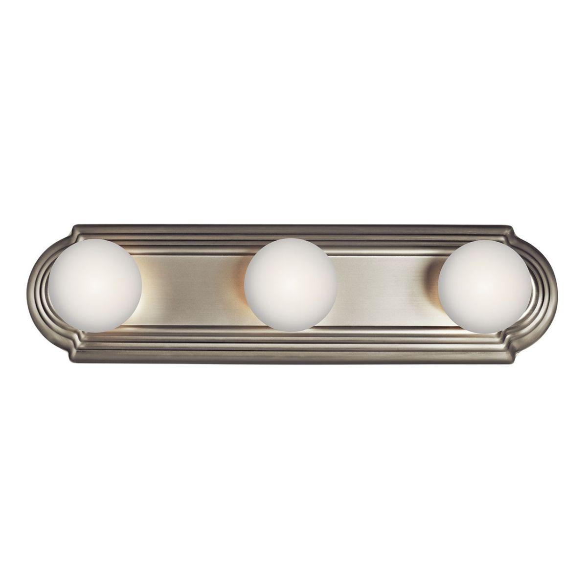 18 In. 3 Lights Bath Bar Nickel Finish - Bees Lighting