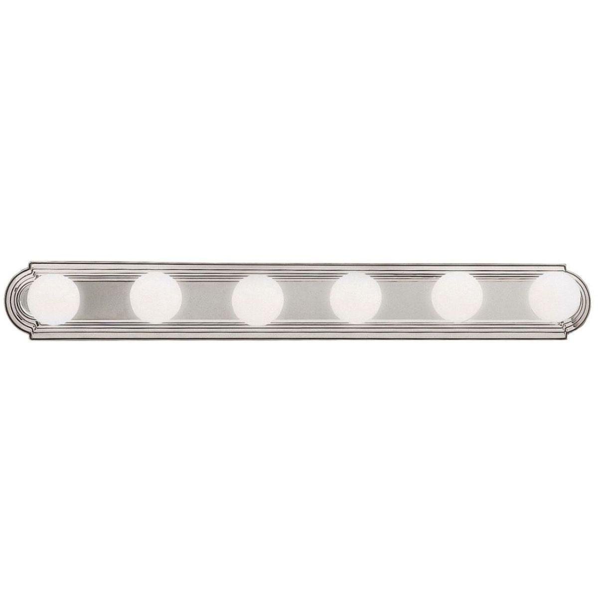 36 In. 6 Lights Bath Bar Nickel Finish - Bees Lighting